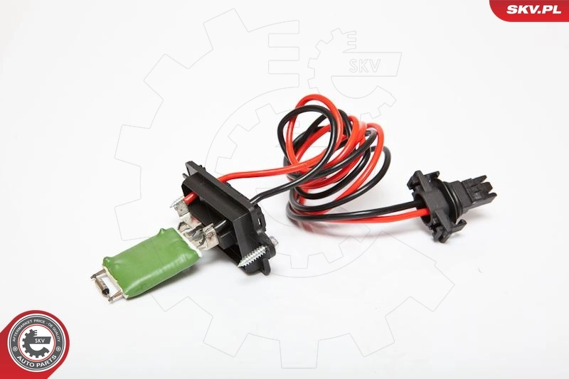 Resistor, interior blower
